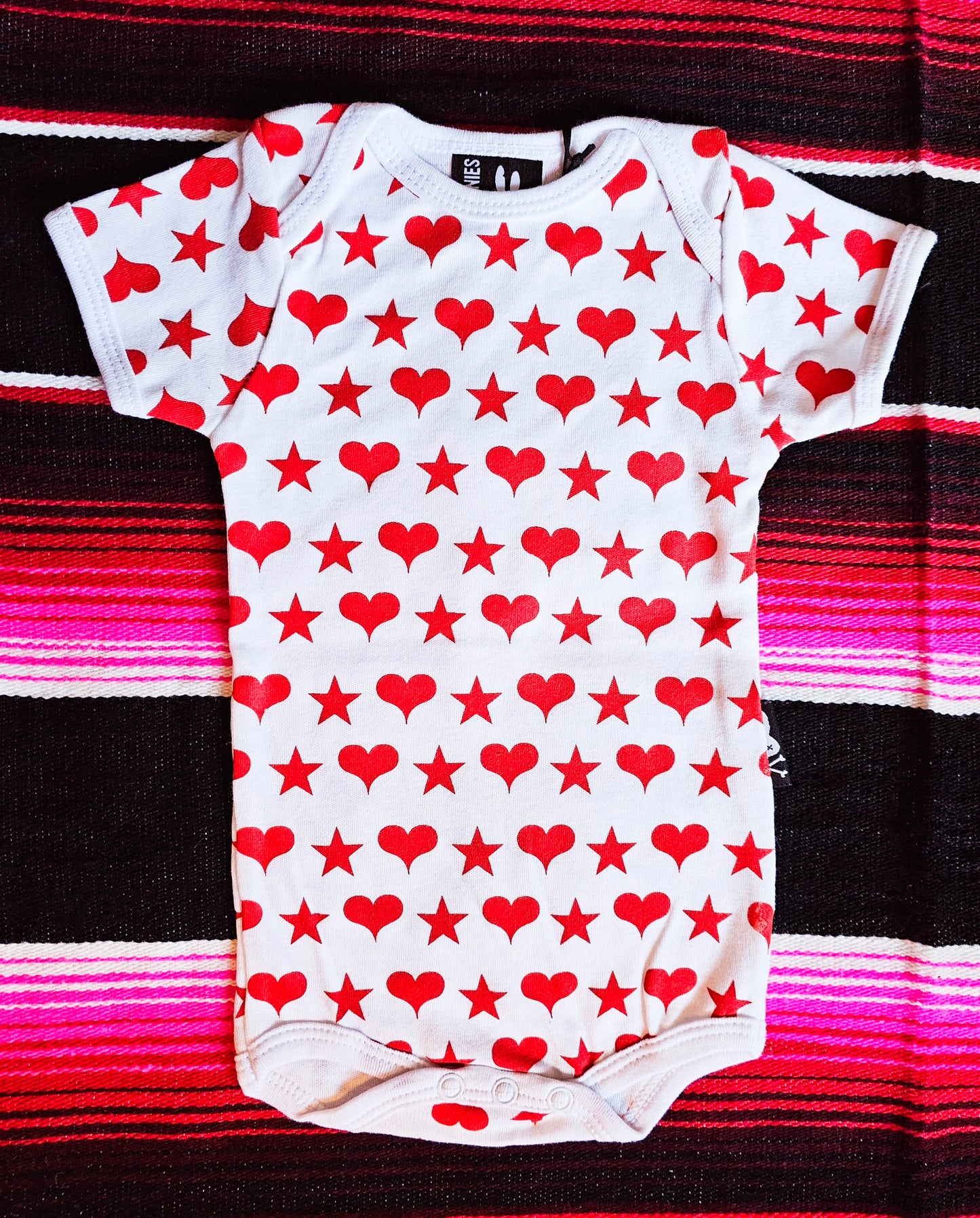 Hearts and Stars baby onesie Newborn