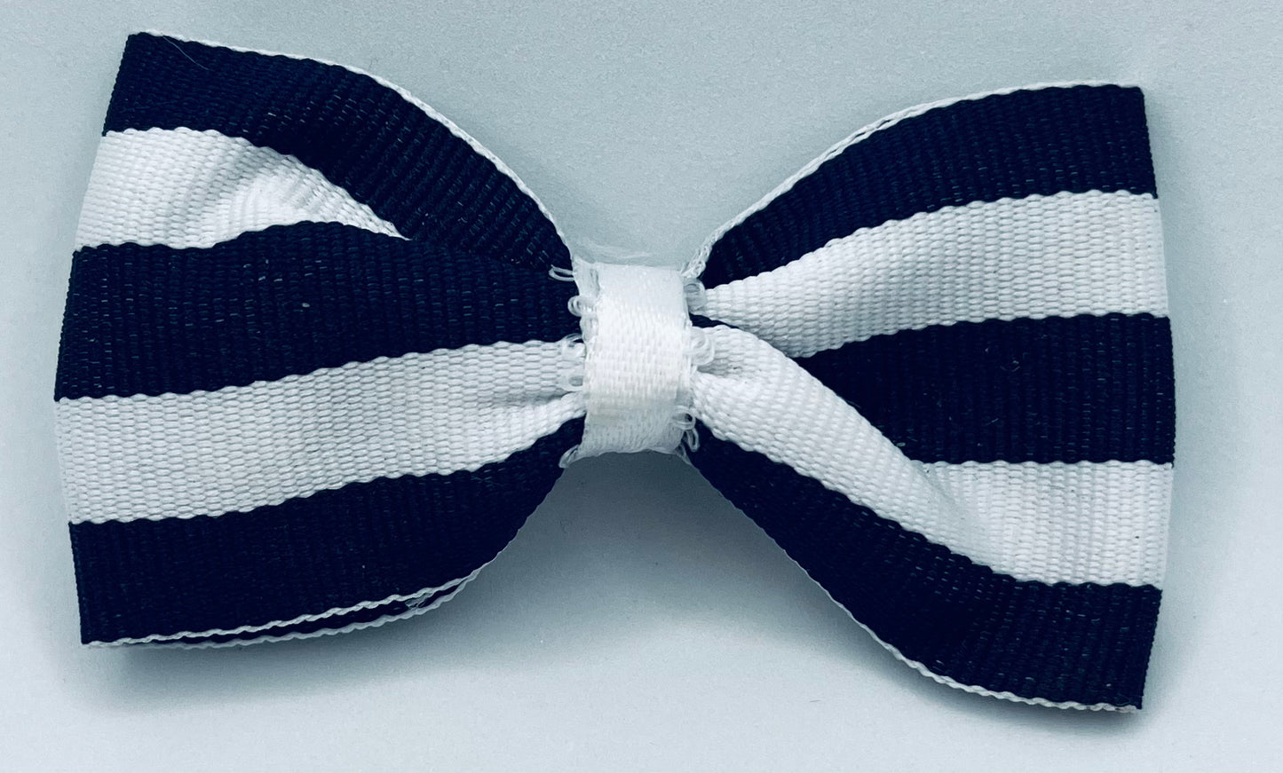 Navy Stripe Mama Kat single bow