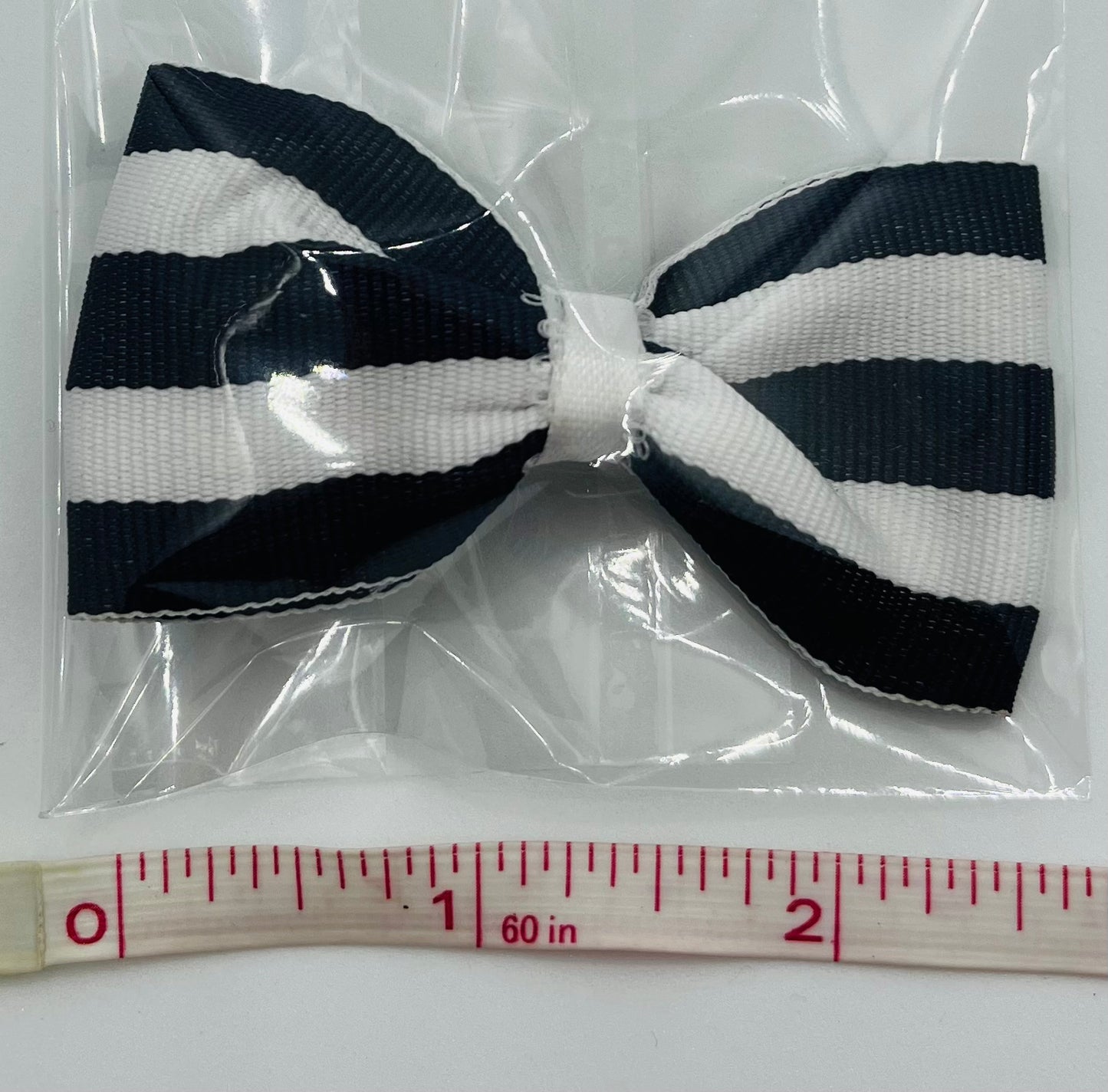 Navy Stripe Mama Kat single bow