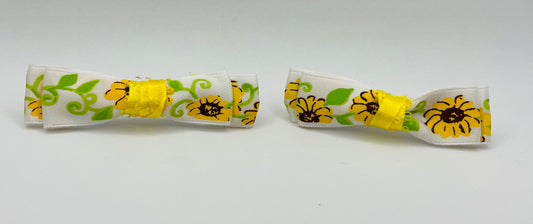 Sunflower Mama Kat bow set