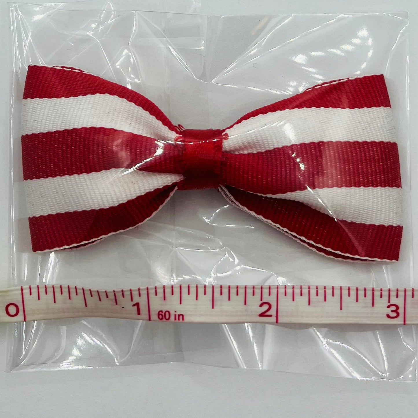 Red Stripe Mama Kat single bow